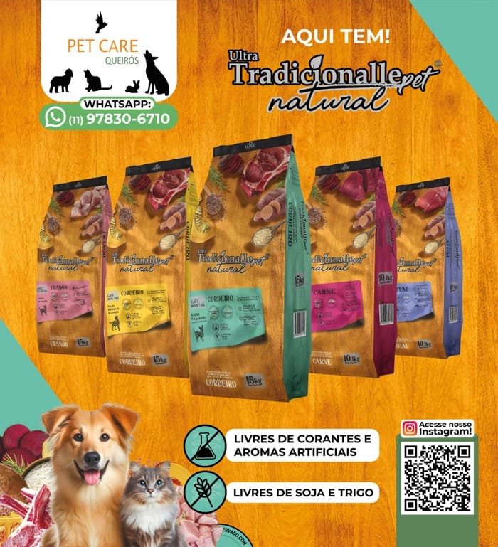 Ultra Tradicionalle Pet Natural — oferta na PetCare Xingu